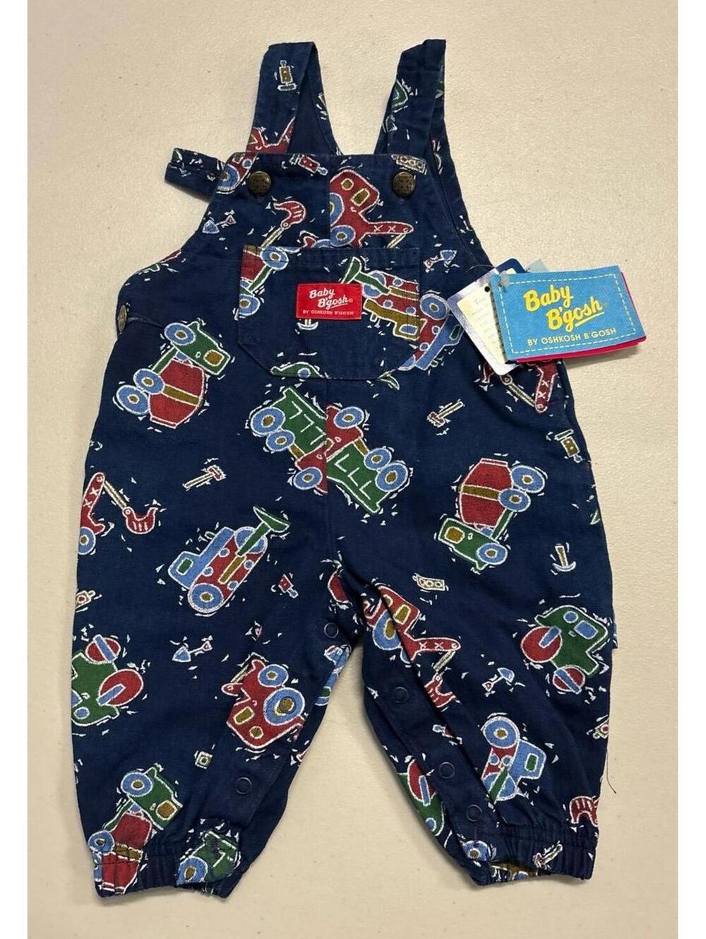 NWT - Baby Oshkosh B'gosh Construction Overalls 3-6M